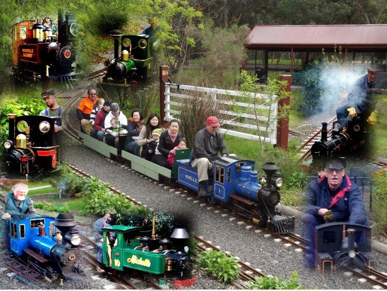 Miniature Trains At The Box Hill Miniature Steam Railway Society